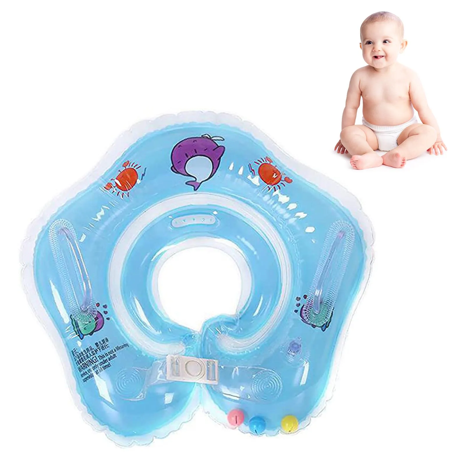 

Neck Float Ring Baby Neck Floats Baby Summer Swimming Float Ring Baby Neck Floats Toddler Waist Swim Water Toys Accessories
