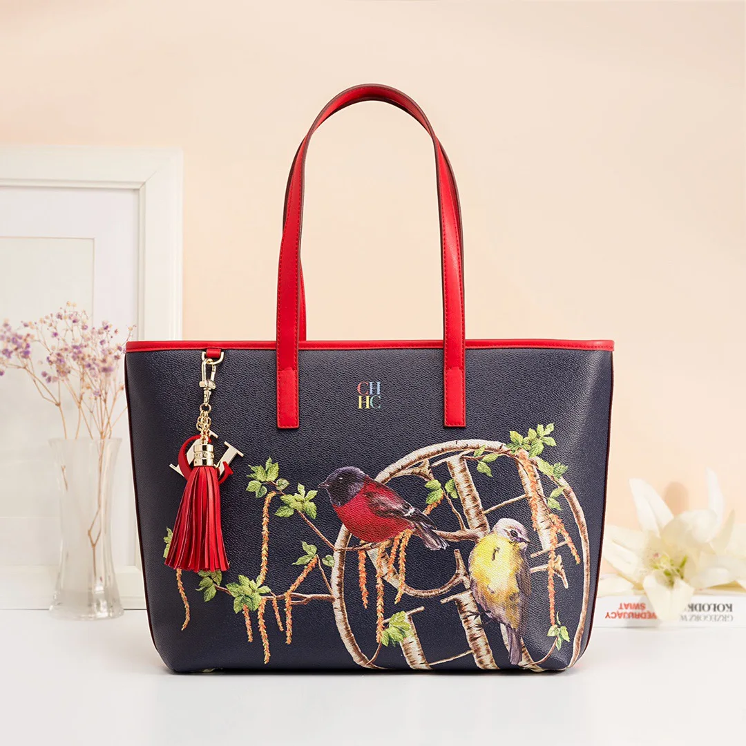 

Кожаная женская сумка CHMK Tope с буквенным принтом, роскошный брендовый дизайнерский кошелек, сумка, повседневные сумки на одно плечо