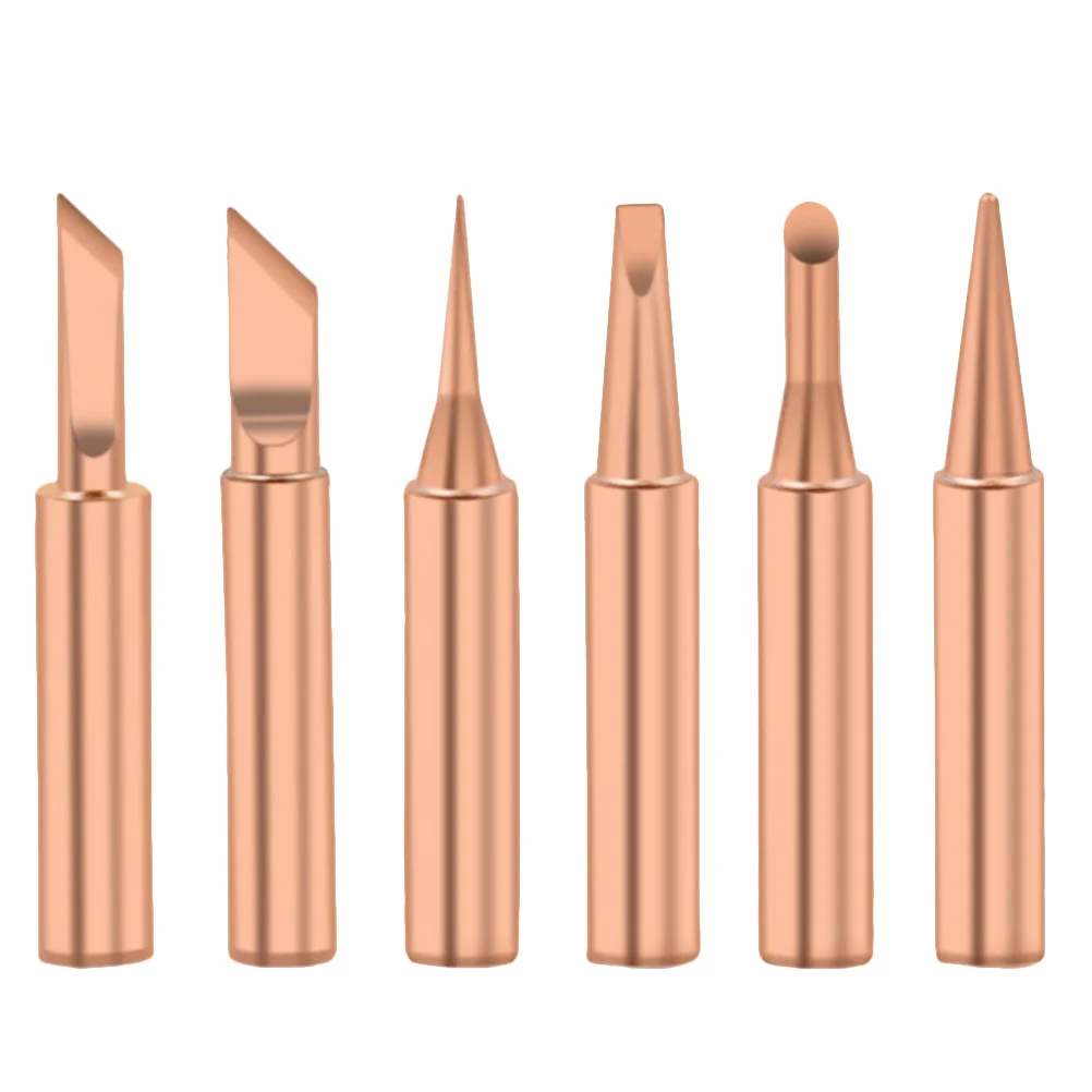 

Soldering Copper Tip Tips Head Solder Horn Welding Iron Weller Fine Replacement Accessories Metal