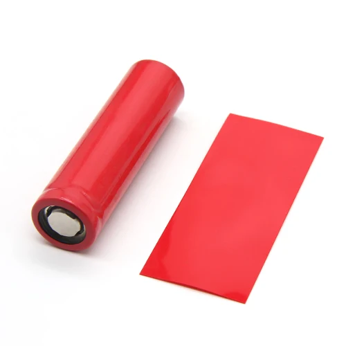 ПВХ термоусадочная трубка 18650, пленочная лента для аккумуляторов, предварительно вырезанная термоусадочная трубка, термоусадочная трубка, обмотка аккумуляторов