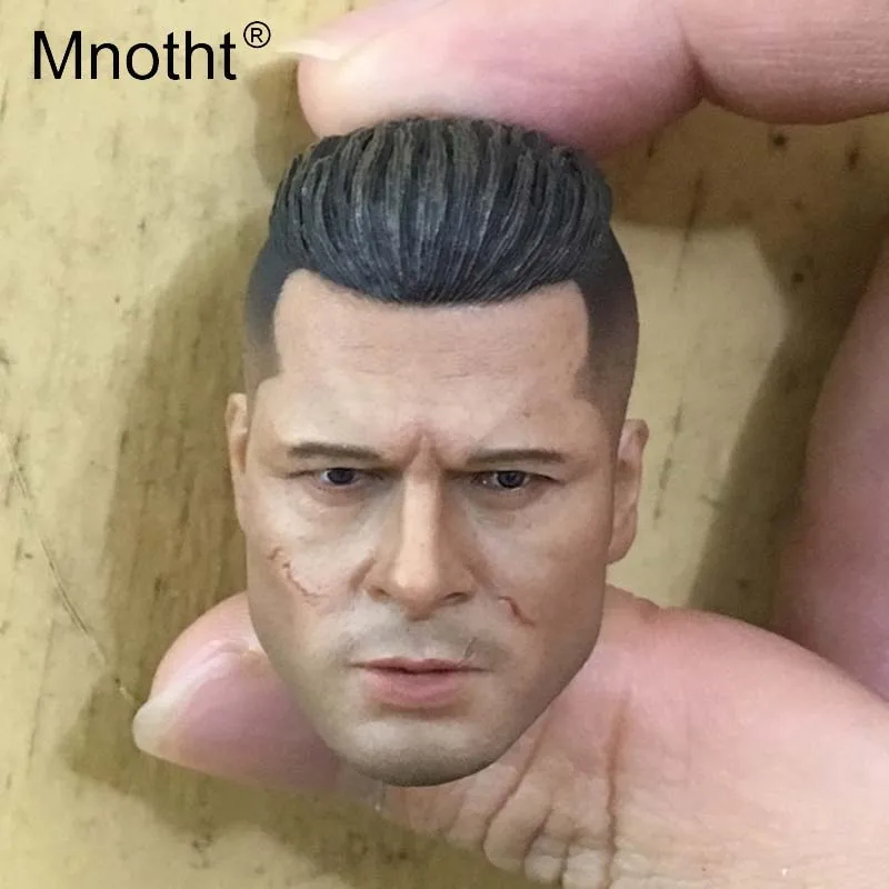 

Mnotht Brad Pitt Head Sculpt 1/6 Scale Male Soldier Head Carving Model Toys For 12in Action Figure Toys Collection