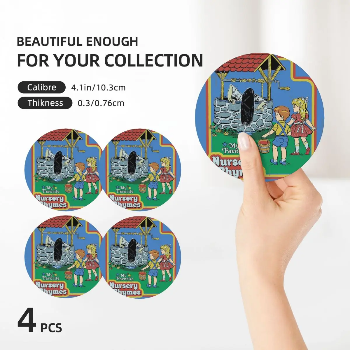 Керамические подставки Мои любимые детские ромашки (4 шт.)