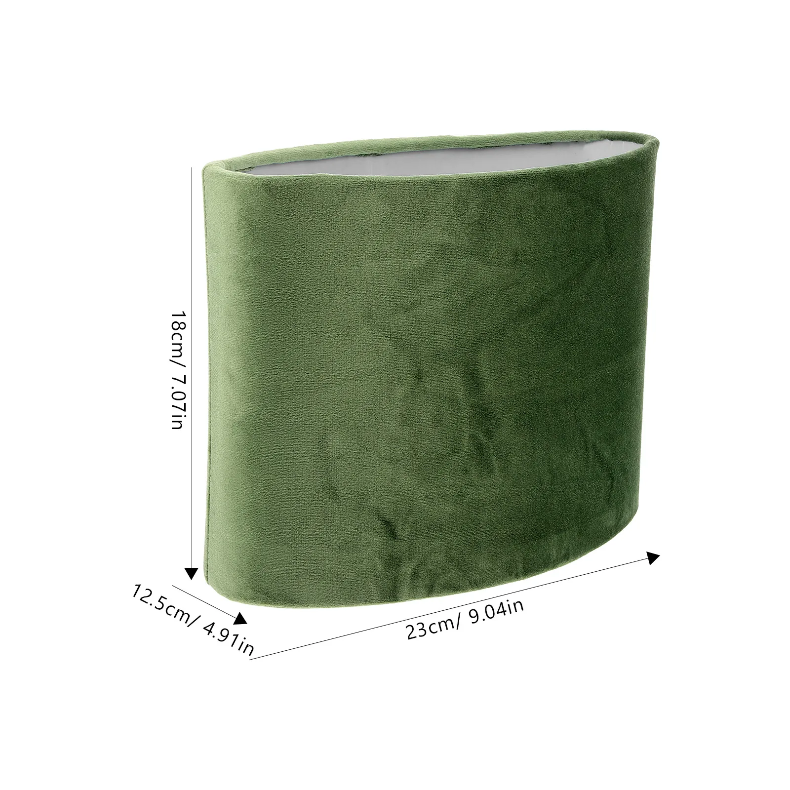 

Тканевый абажур овальный