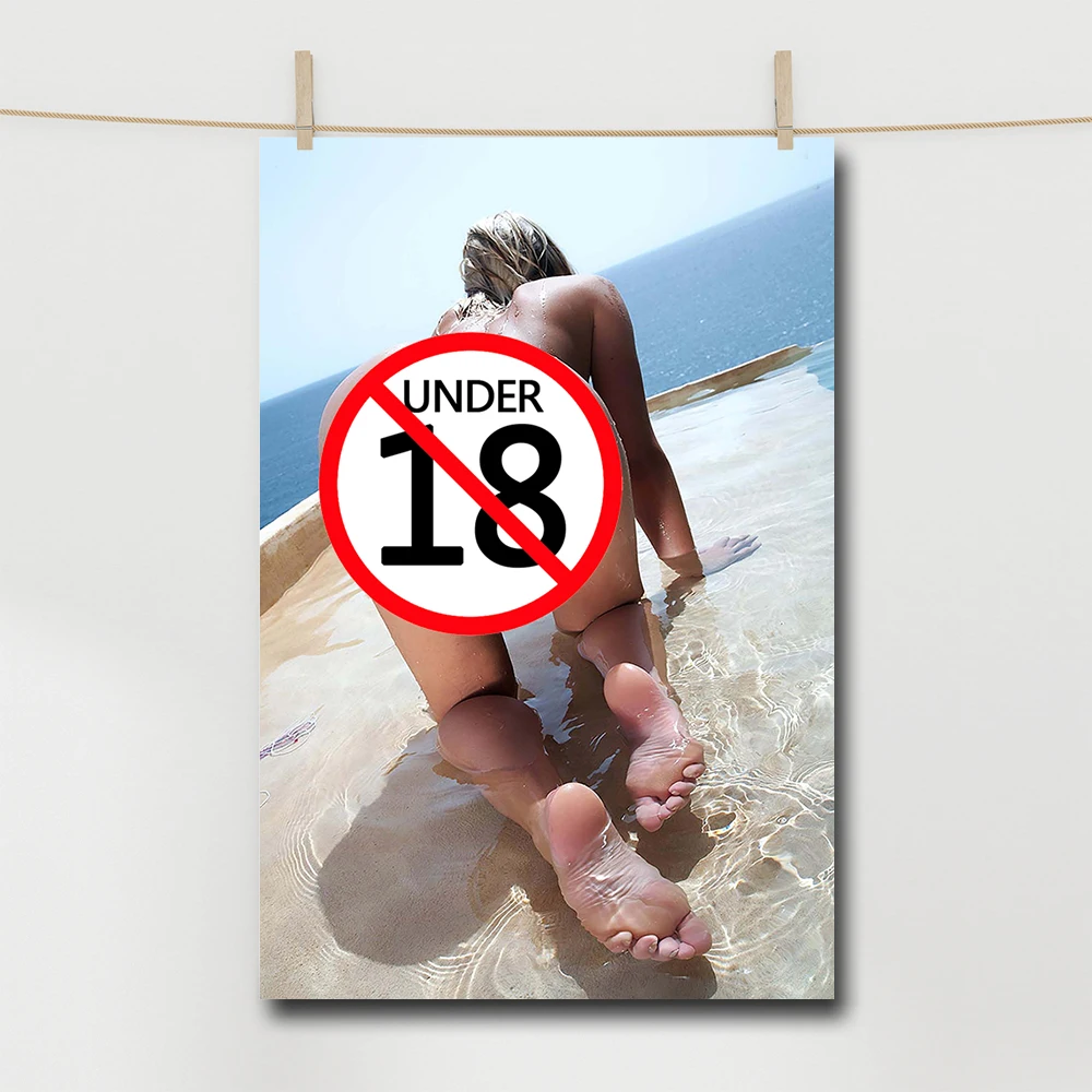 

Hot Beauty Wet Body Poster Unframed Adult Wall Art Canvas Painting Wall Pictures Print For Living Room Home Decor