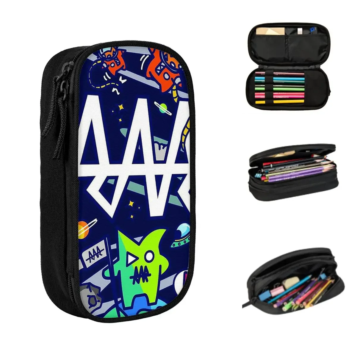 Пеналы Team RAR Space Monsters большие сумки для ручек коробка пенал мальчиков и девочек