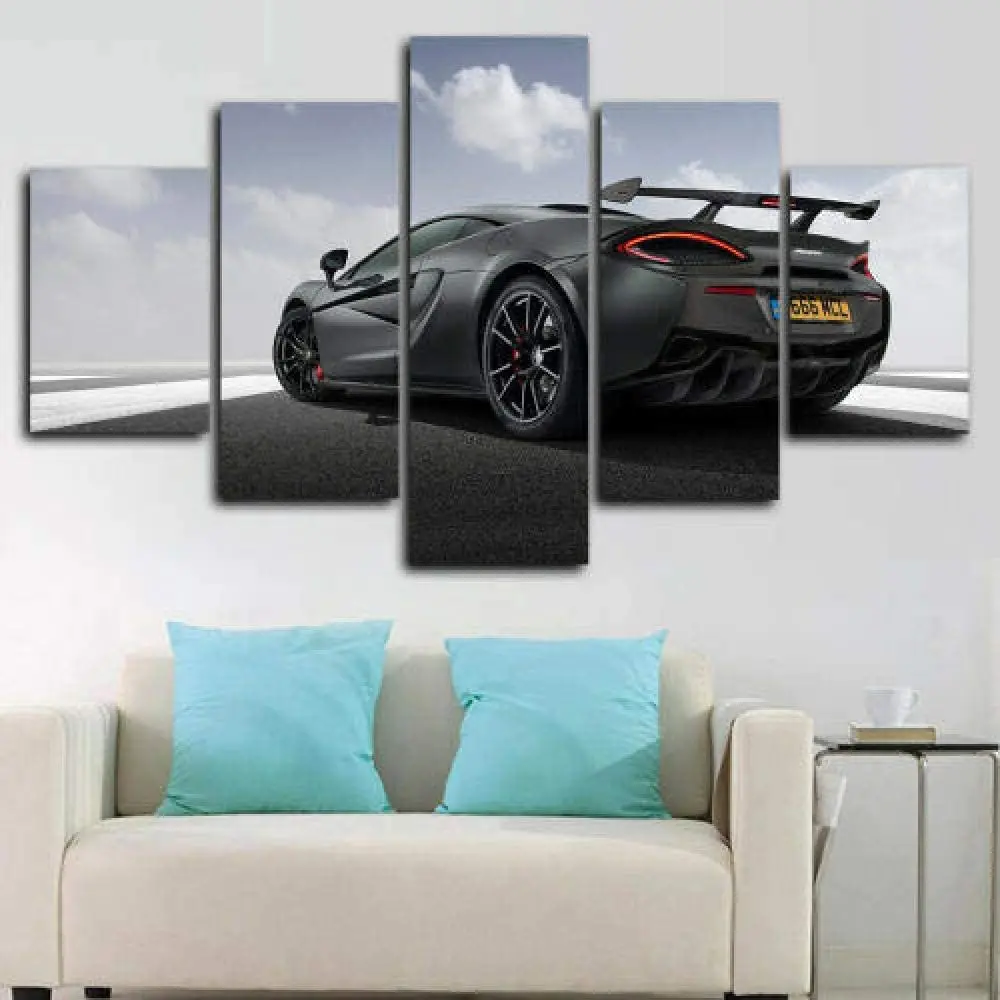 

No Framed 5Pcs McLaren 720S SPIDER Sports Car Wall Art Canvas Posters Pictures Paintings Home Decor for Living Room Decoration