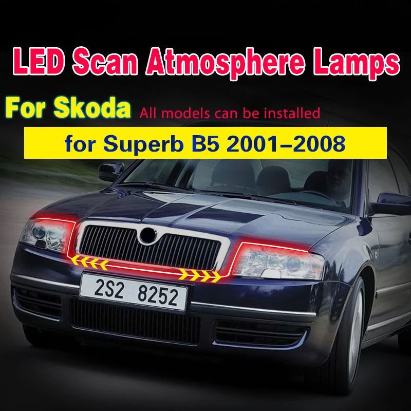 Светодиодная Автомобильная подсветка для дневных ходовых огней осветительная