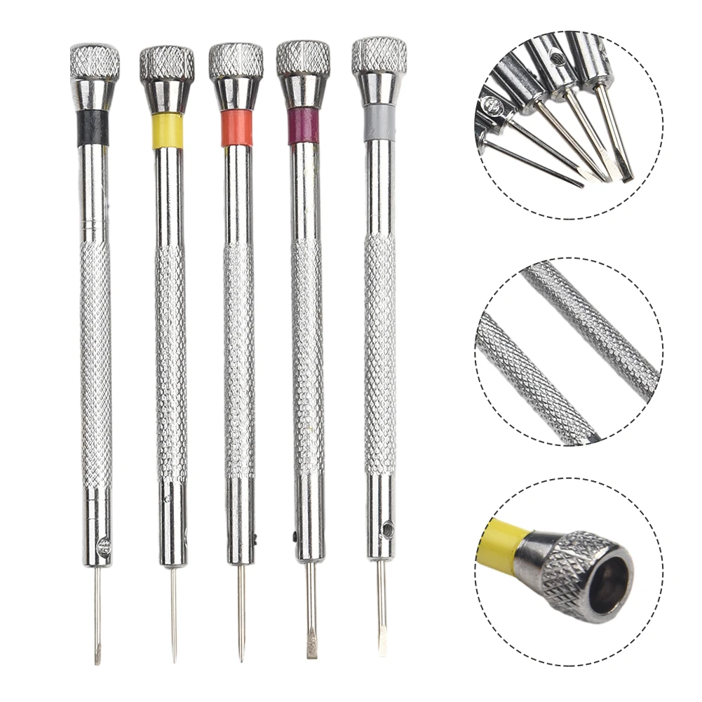 

5Pcs Precision Small Screwdriver Set For Electronics Toys Computer Watch Repair Eyeglasses Jewelry Watchmaker Repair Tool