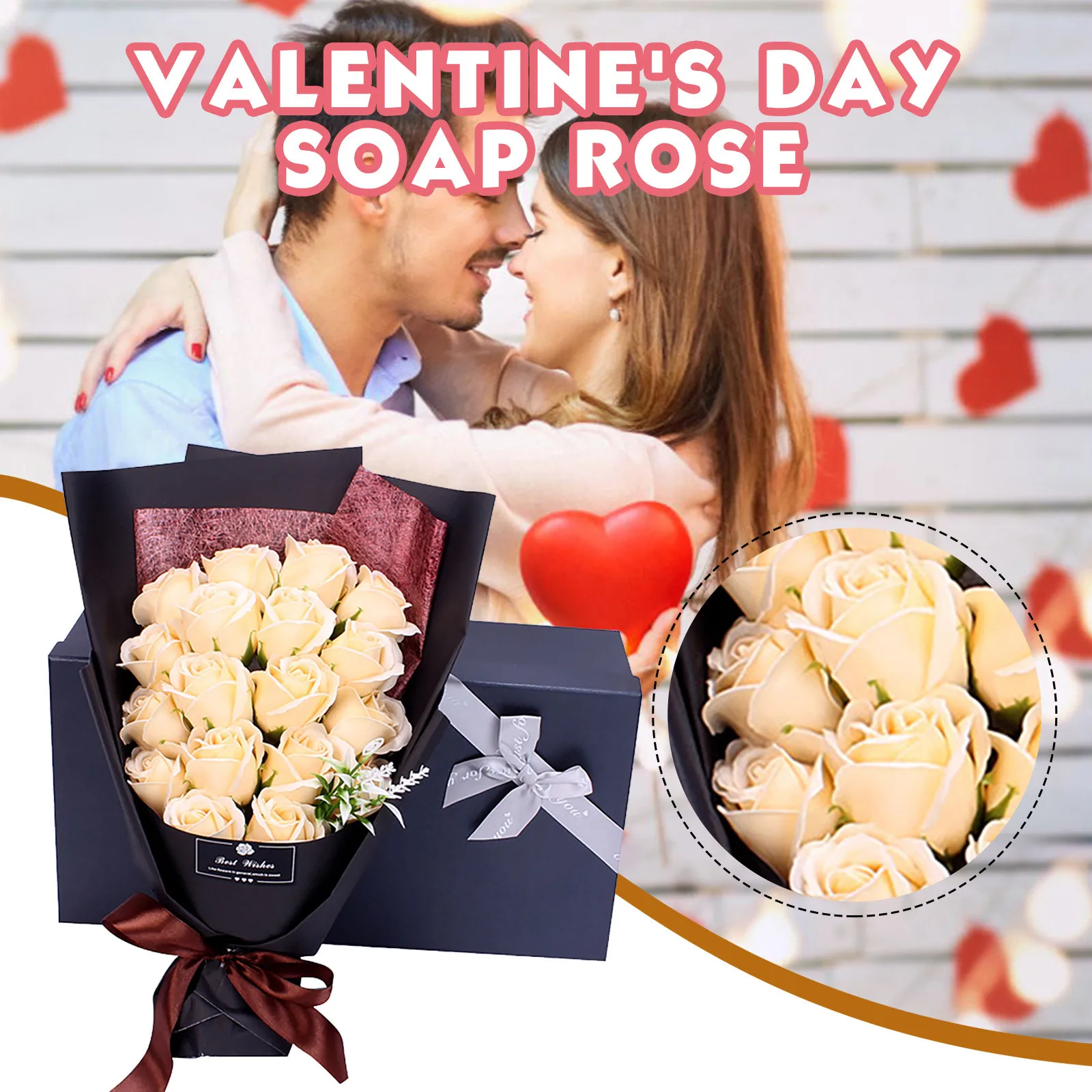 Подарок На День Святого Валентина Мыльный Букет Матери Рождения Креативный Край