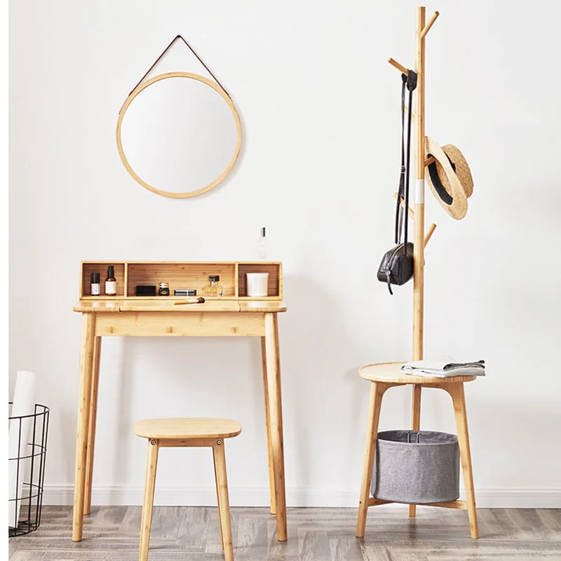 

Вешалка для одежды из бамбука, Современная Подставка для одежды на балконе, для спальни, XF40XP