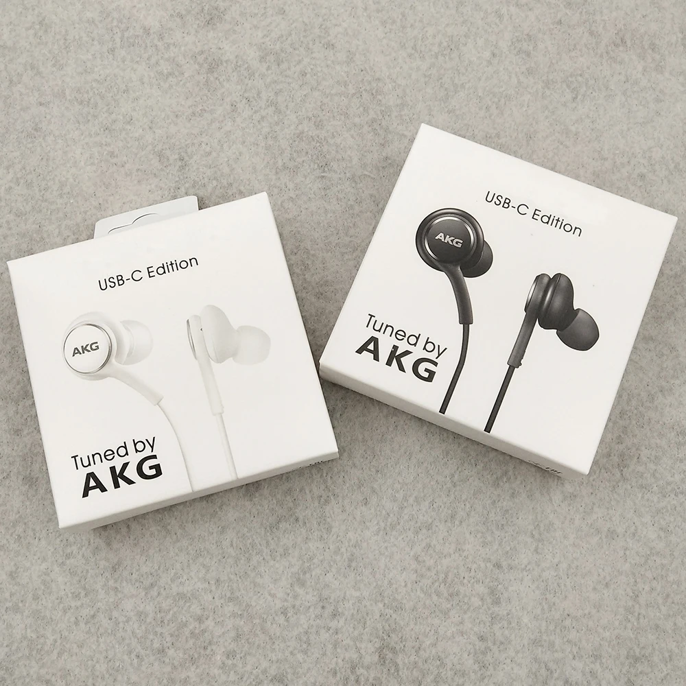 Akg Type C Earpiece With Mic Hifi Sports For A53 Z Fold 2 3 4 5 Flip 5 4 3