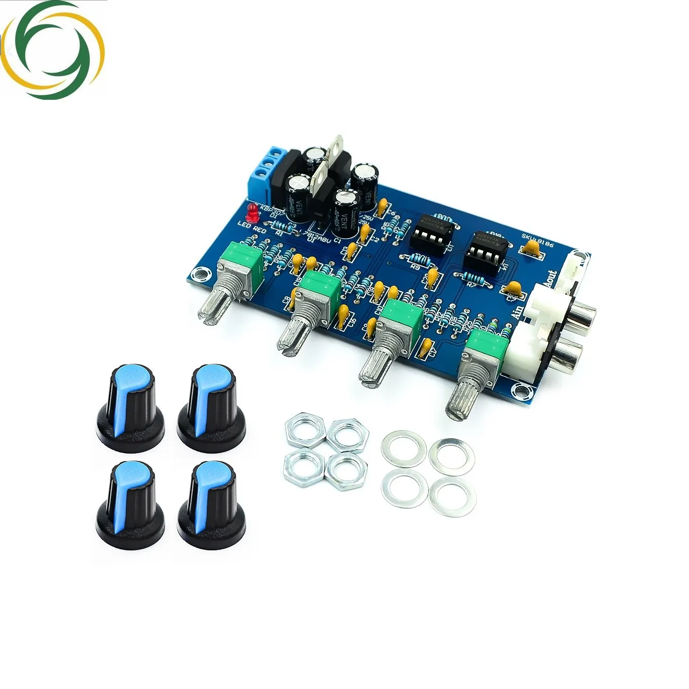 XH-M164 NE5532 Stereo Pre-усилитель предусилитель Tone Board Audio 4 усилитель каналов Module 4CH Control Circuit Preamp для телефона
