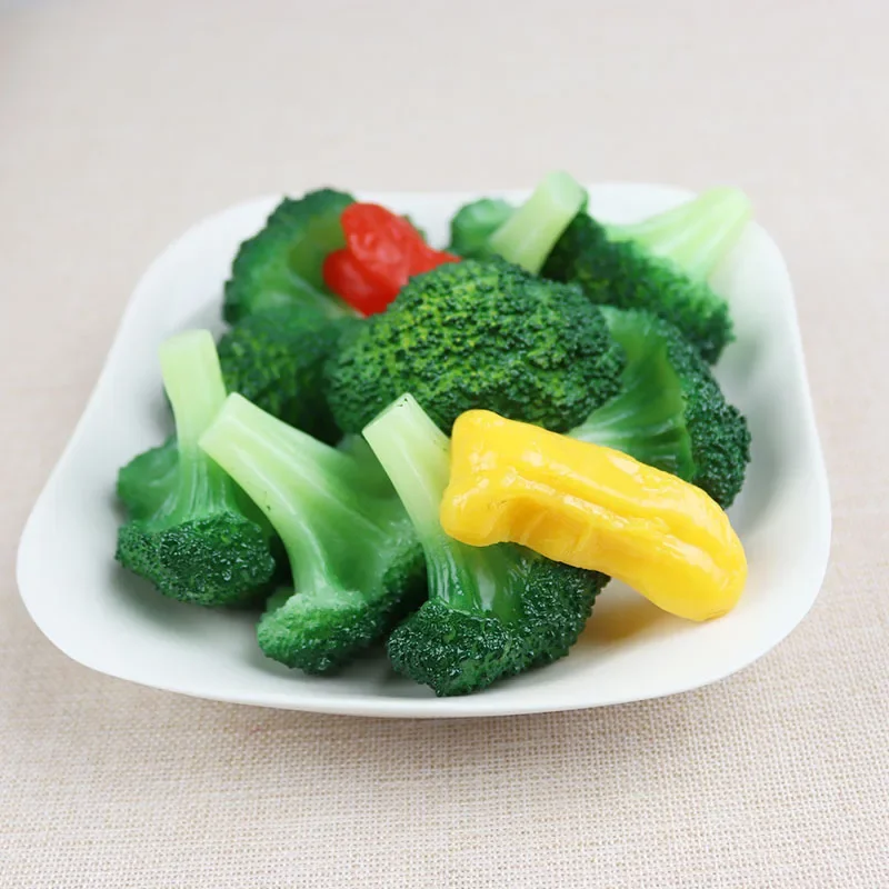 Искусственные овощи коноплаток брокколи пищевая модель образец торгового