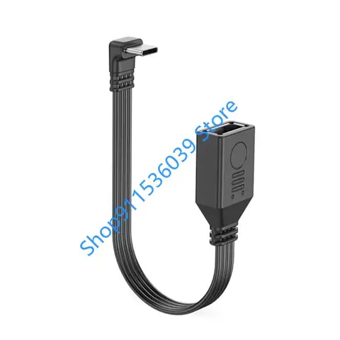 USB C — USB A переходник 90 градусов