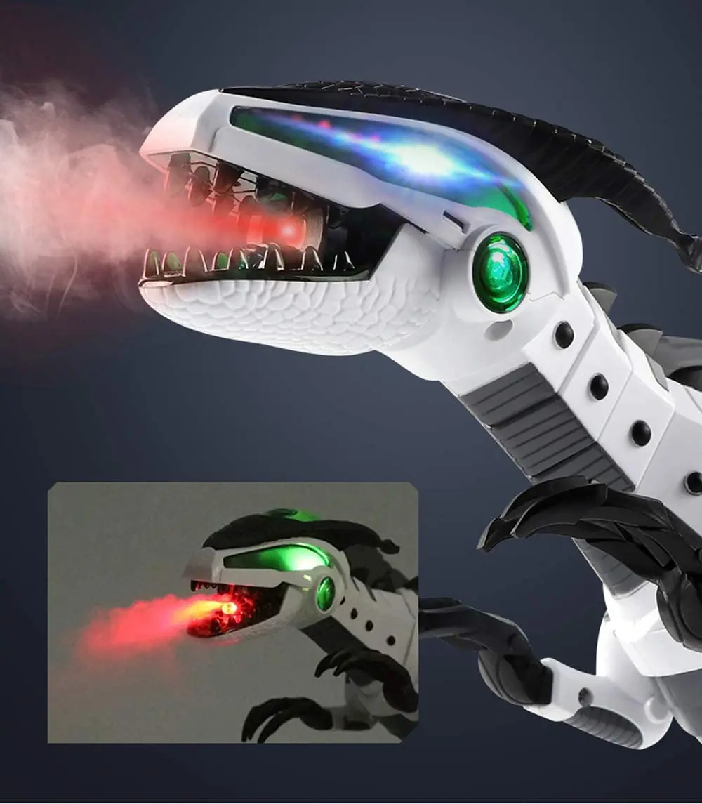 Большая детская электрическая игрушка-динозавр имитация механического дракона