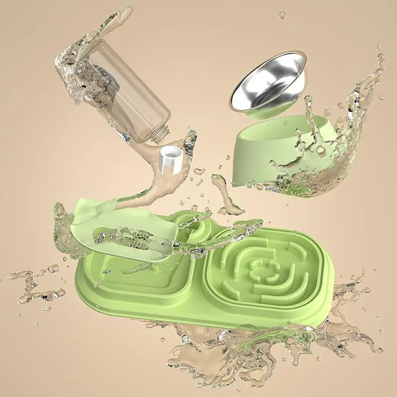 Автоматическая кормушка для кошек поилка из нержавеющей стали не скользит с