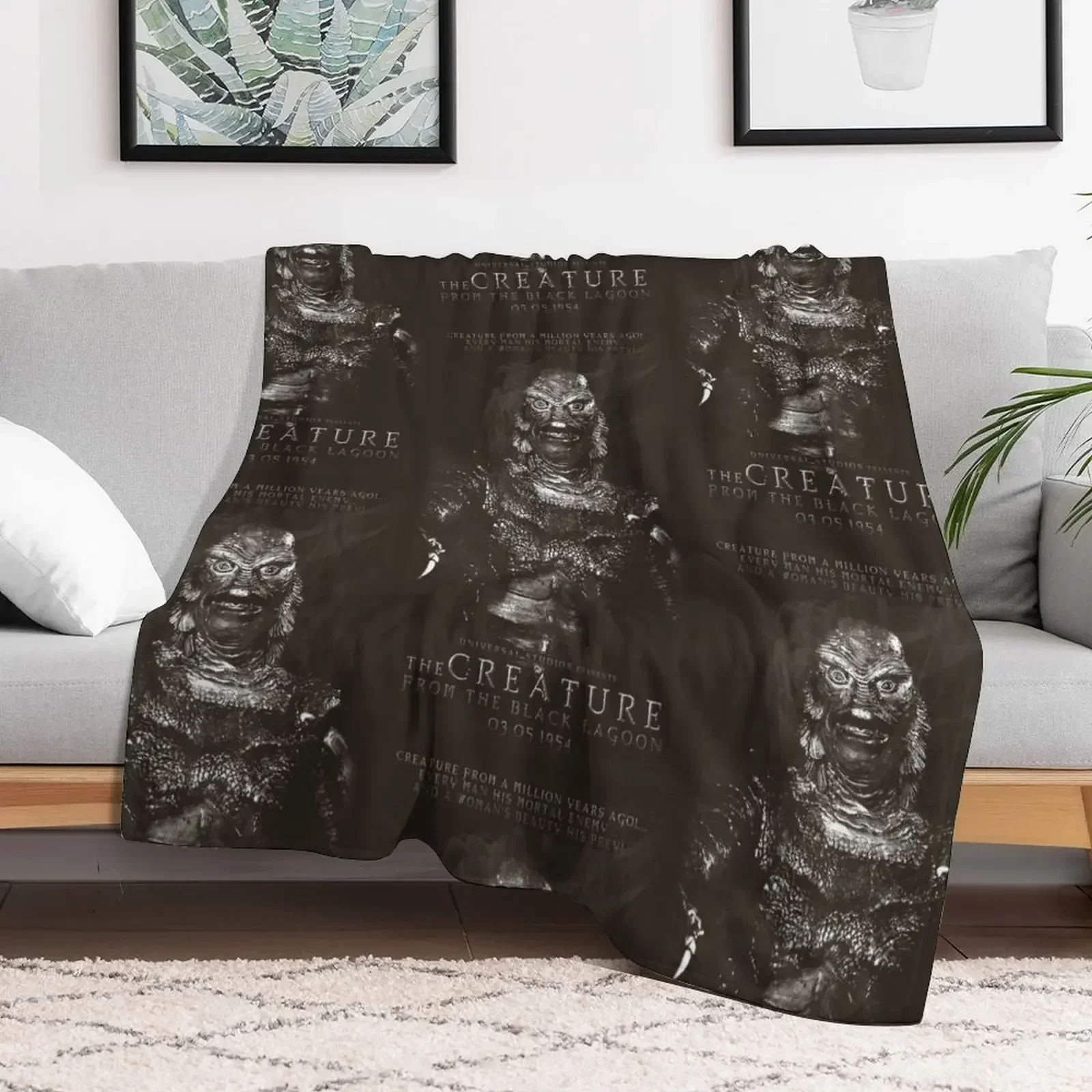 Одеяло Существо из черной лагуны роскошные брендовые дизайнерские милые одеяла