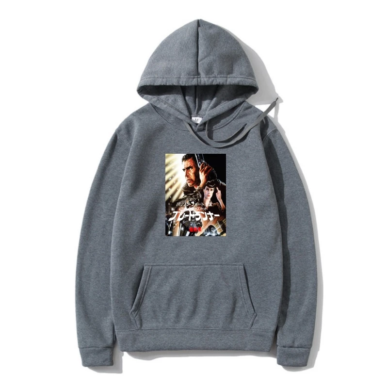 

Верхняя одежда BLADE RUNNER bladerunner, плакат из фильма, японская винтажная Толстовка в стиле ретро 80-х годов