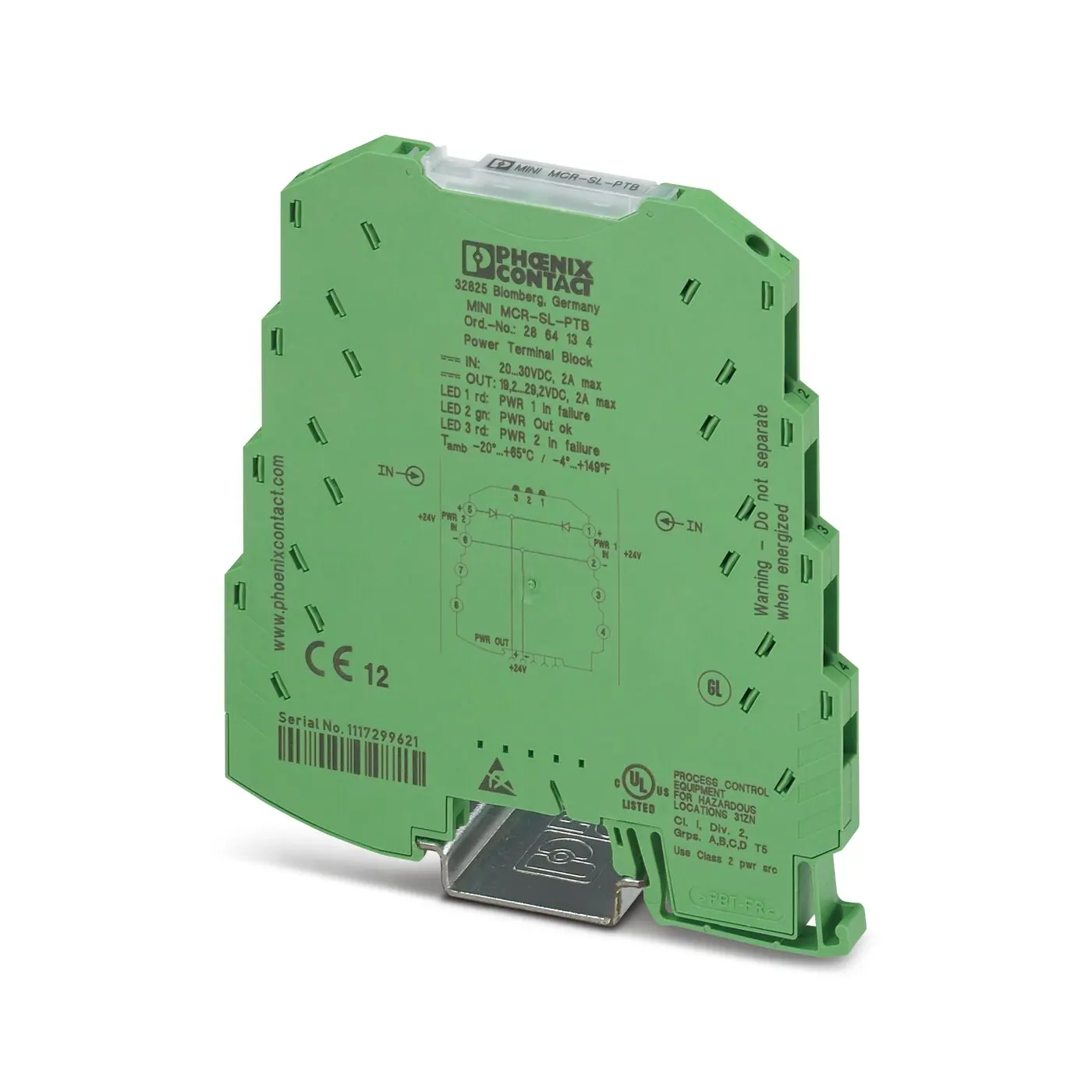 

Клеммная колодка 2864134 Power-MINI MCR-SL-PTB