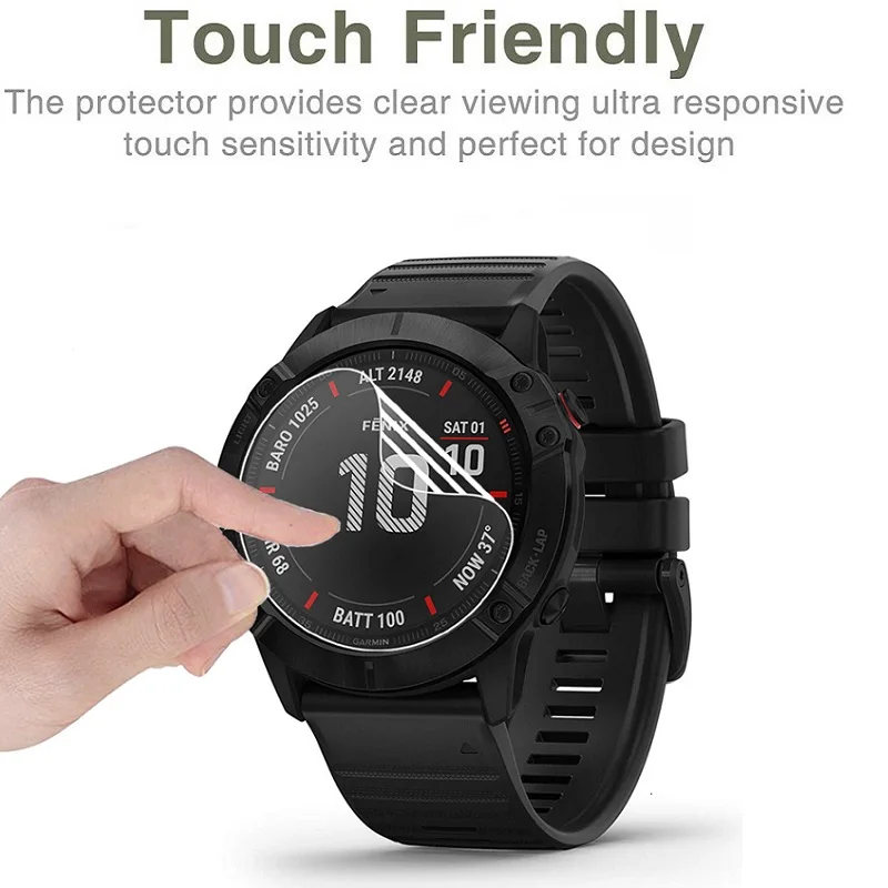 2 шт. Гидрогелевая Защитная пленка для Garmin Fenix 6 6S 6X Pro 5 5S 5X Plus (не стекло) 7 7S 7X экрана
