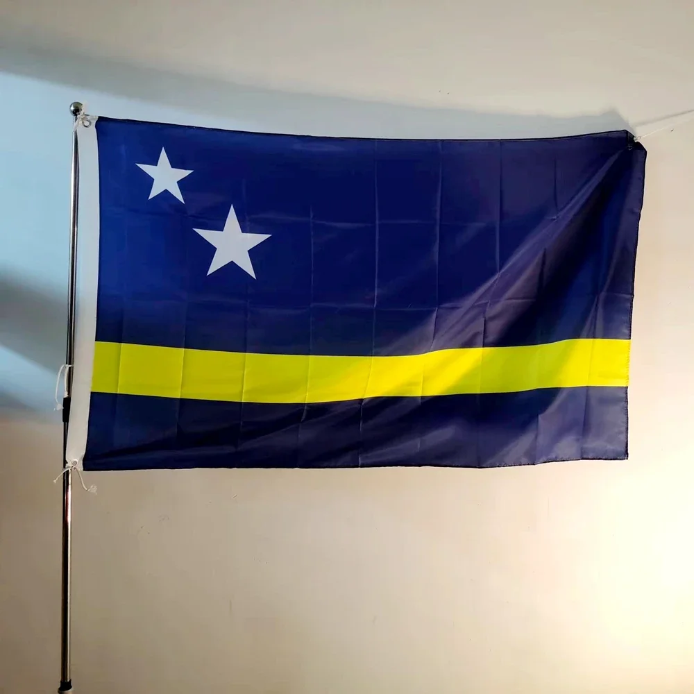 Флаг Кюрасао флаг острова Карибского моря вымпел Королевства Нидерландов