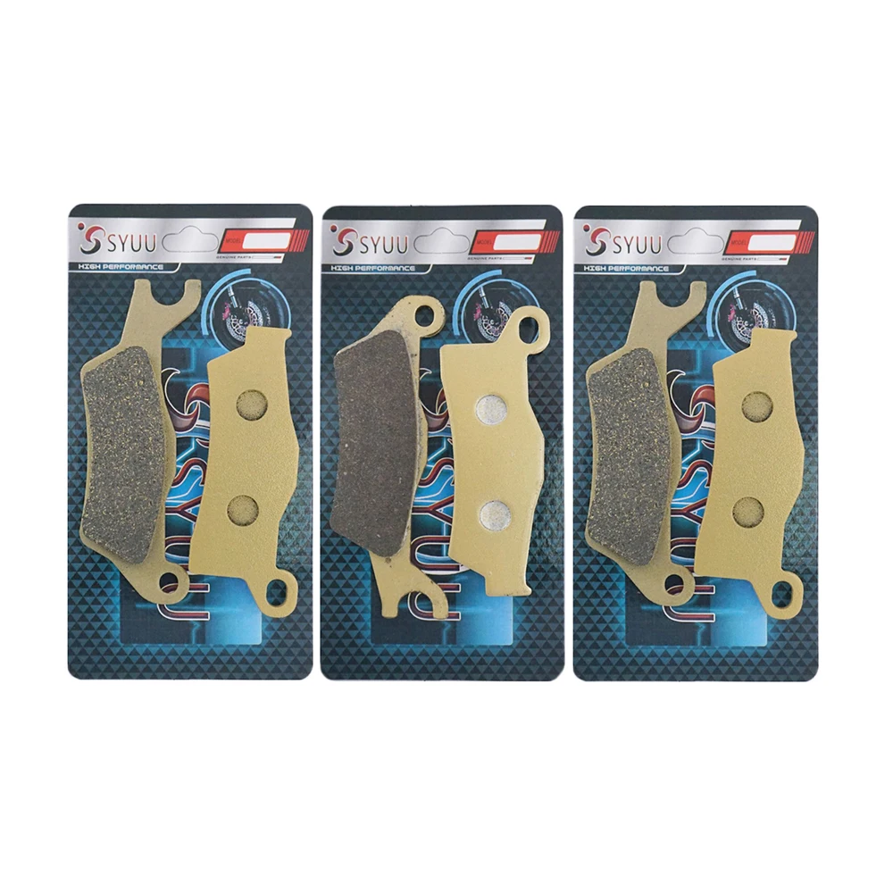 Мотоциклетные медные полуметаллические Передние Задние тормозные колодки для Can