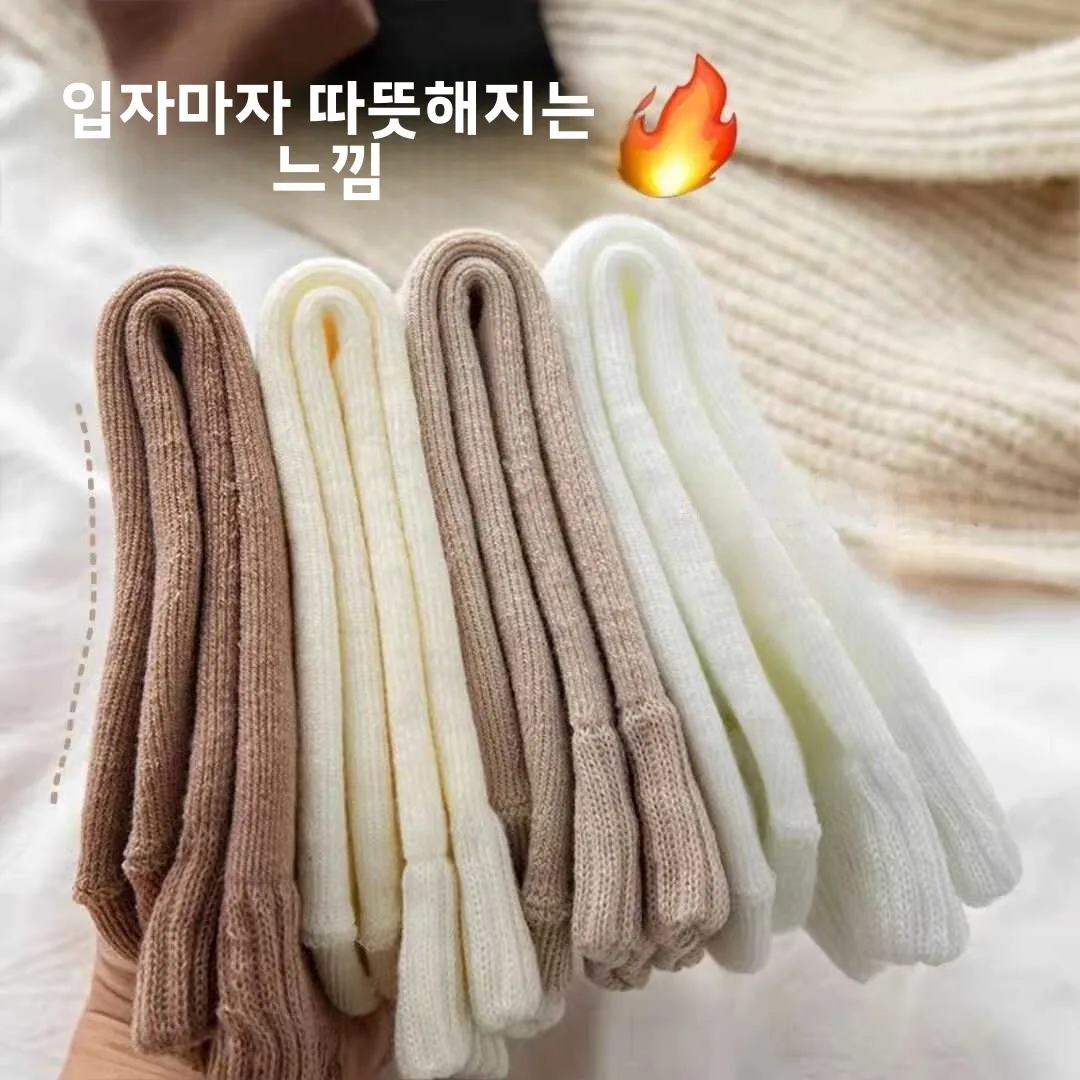 Terry Socks Women Autumn and Winter Thickened Tube Cotton Breathable Deodorant Warm Stockings Cute Wild |