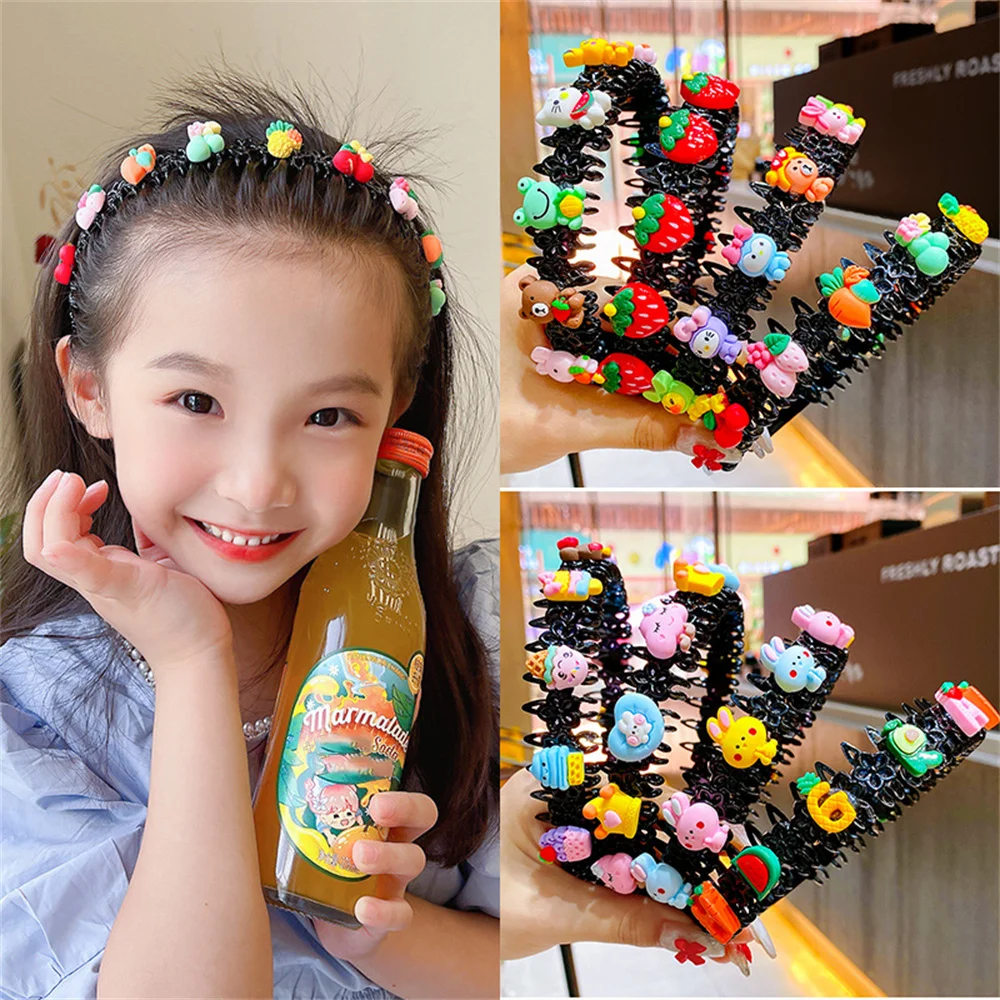 

Милый цветочный ободок для волос для девочек, детский зажим для волос, повязка для волос ручной работы в виде клубники, подарок на день рожде...