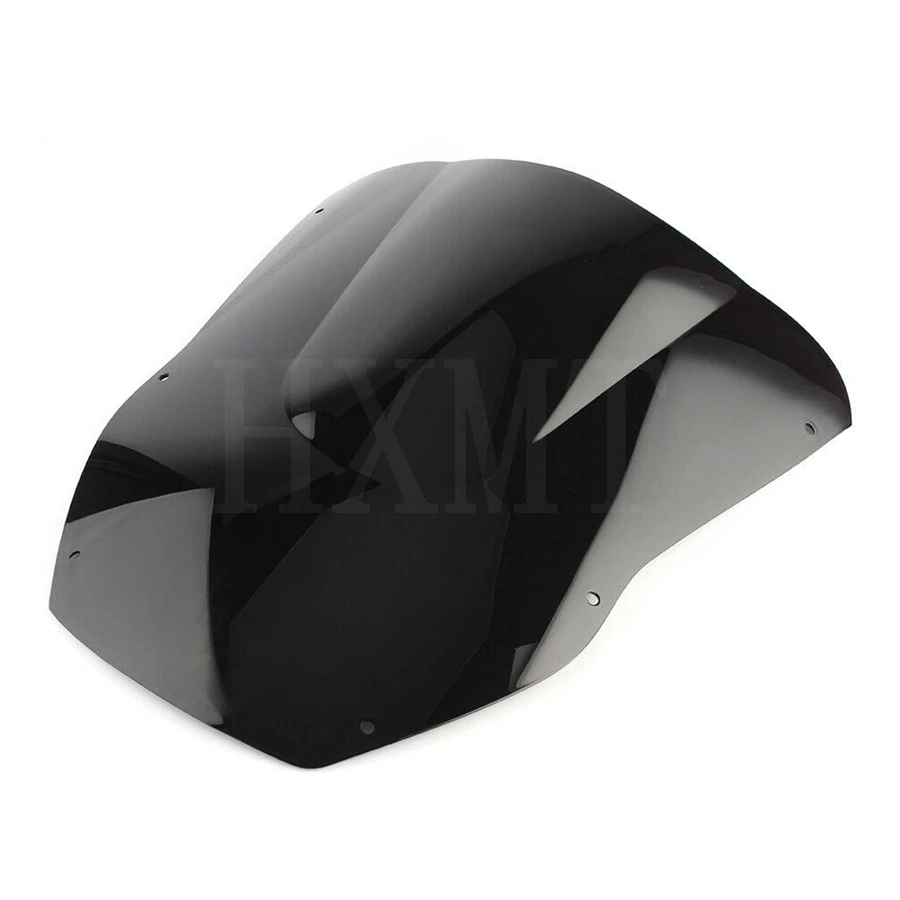 

Лобовое стекло для мотоцикла Kawasaki ninja ZX12R 2000 2001 ZX 12R, черное ветровое стекло для мотоцикла с двойным пузырьком ZZR1200 ZZR 1200 00 01