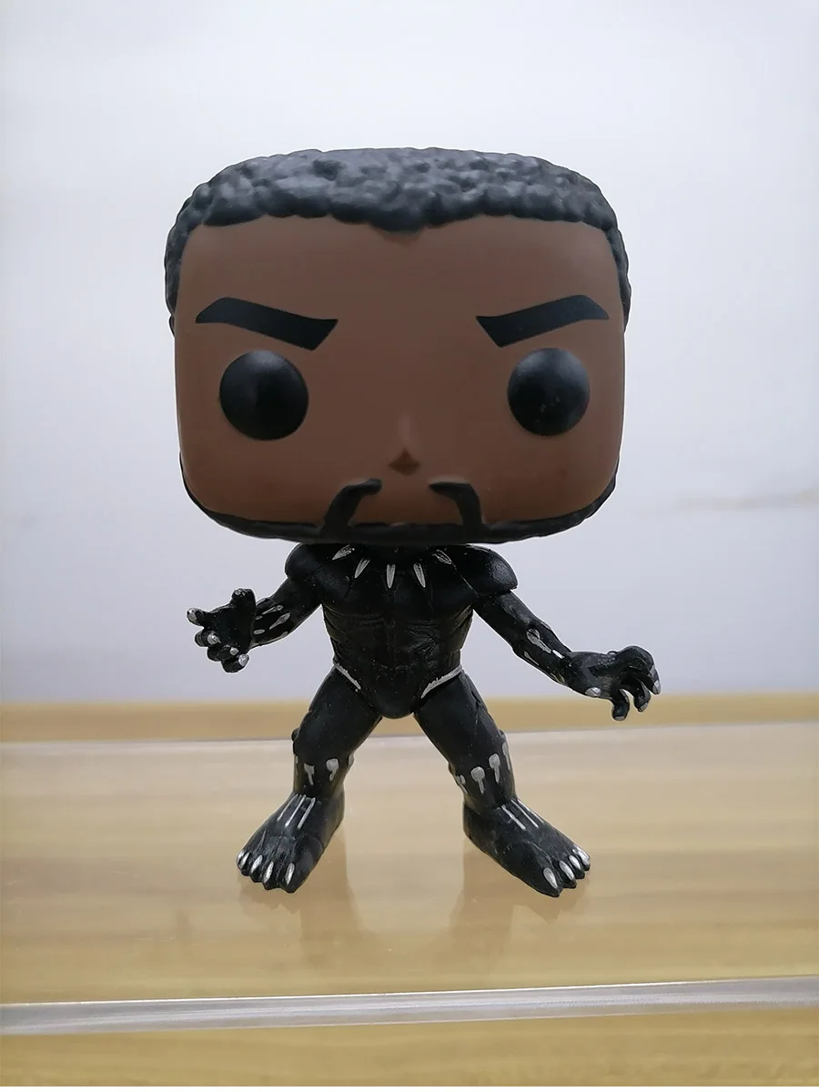 

Vinyl Figurine Marvel Avengers Heroes Black Panther Collections Action Figure Ornaments Children Birthday Gifts