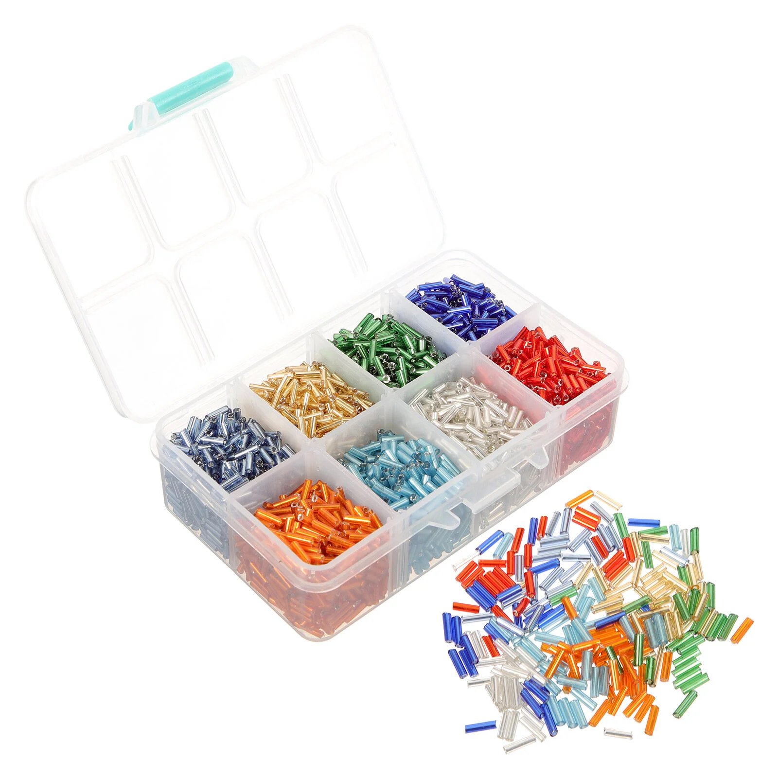 

Hand Beading Material Glass Tubes Beads Beaded Necklaces Scattered Loose DIY Case Mini Accessories