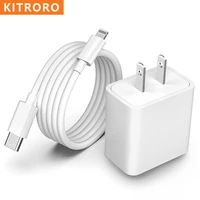 kitroro type c charger phone accessories 20w fast pd quick charger adapter for iphone 13 12 pro ipad huawei xiaomi samsun