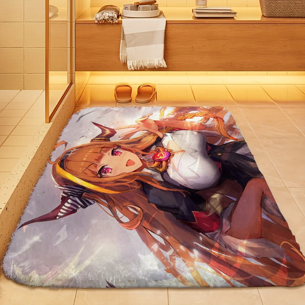 Аниме Kiryuu Koko Floor Mat - Противоскользящий Коврик Для Домашнего Декора Прямоугольный