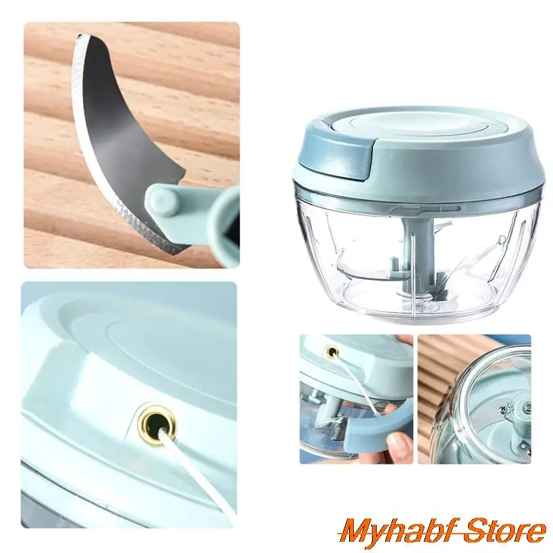 

Mincer Press Cooking Meat Crusher Onion Vegetable Tool Kitchen Cutter Carrot Vegetable Manual Rotate Garlic 500ml Chopper Cutter