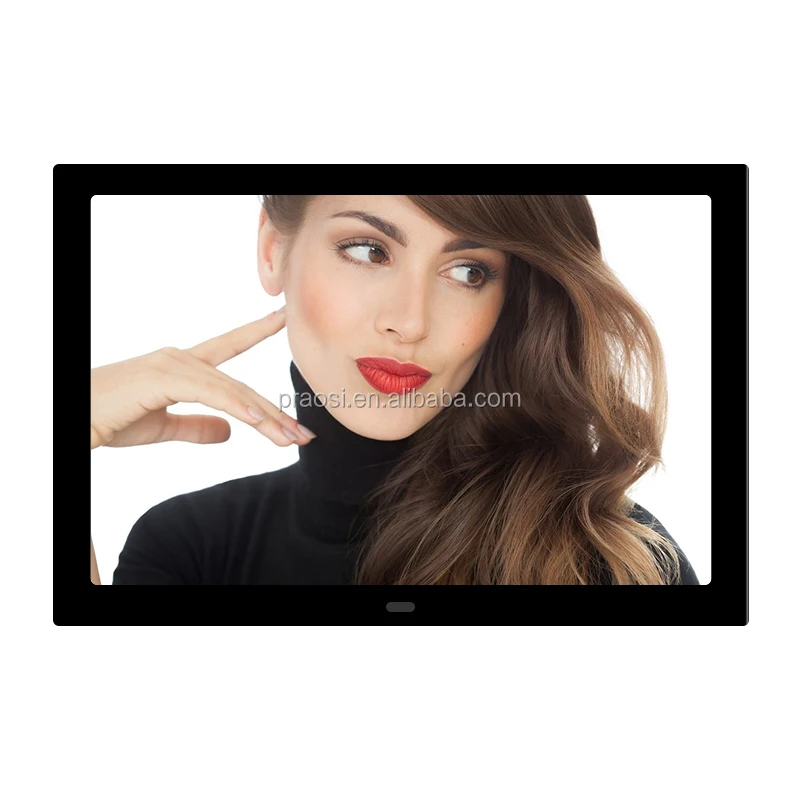 

18.5" large size digital photo frame with fm radio clock and Wall Mounted for promotion