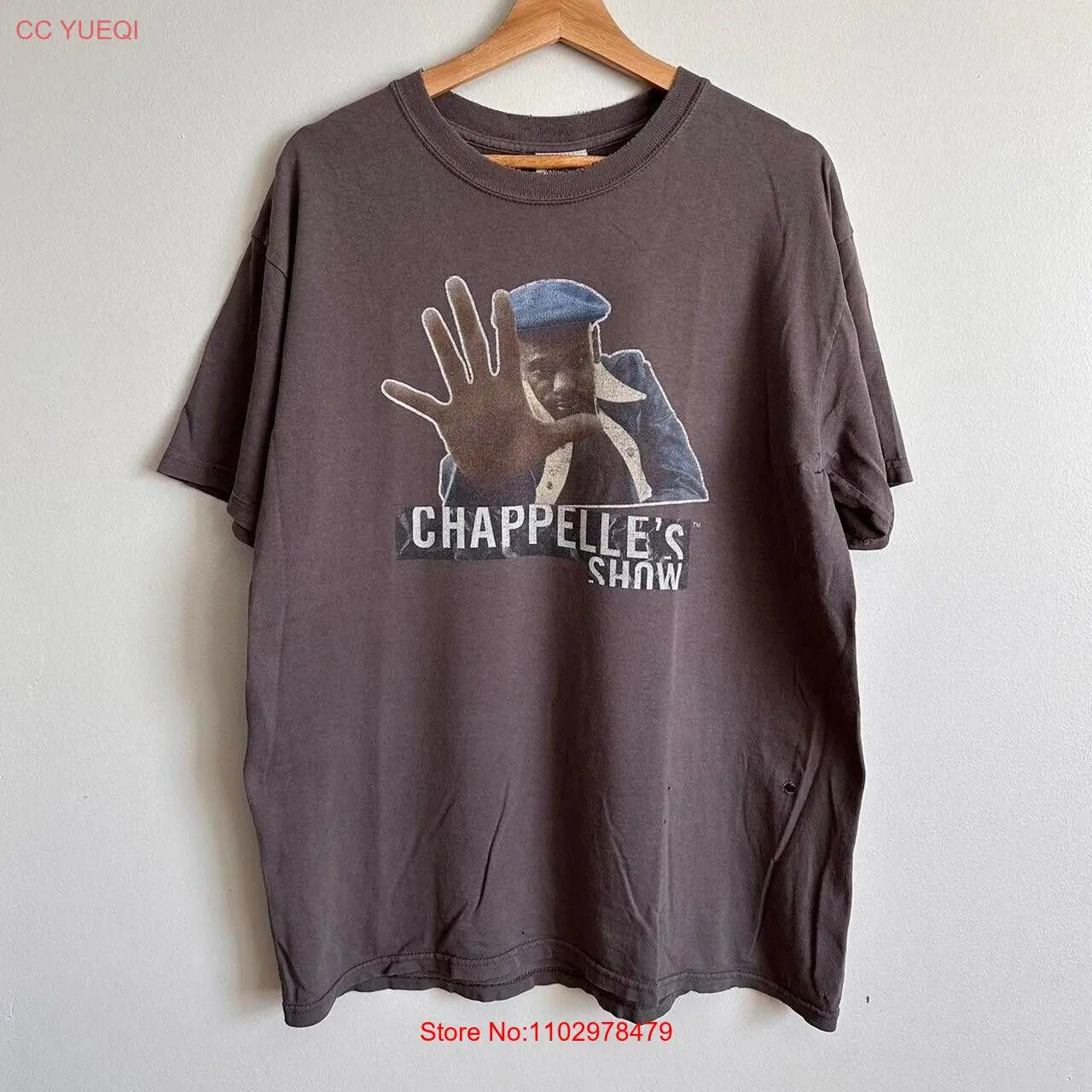 Винтажная рубашка Chappelle's Show Dave Comedy с центральным комиком подходит для L