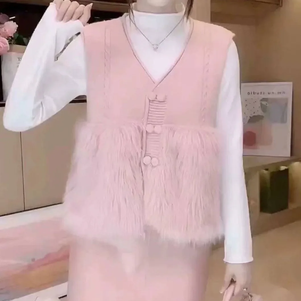 Элегантный кардиган с v-образным вырезом женская куртка-кардиган осень 2023 новый