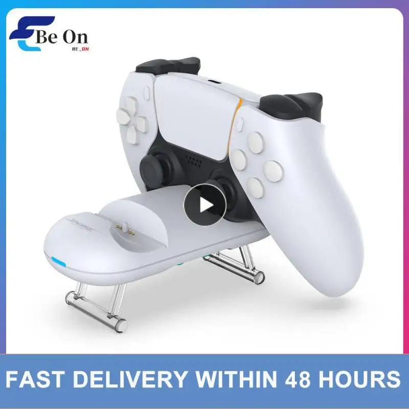 

Charger For Ps5 Gamepad Dual Fast Charger Station Simple Charging Dock Game Controller Charger Fast Charger Adopt Booster Chip