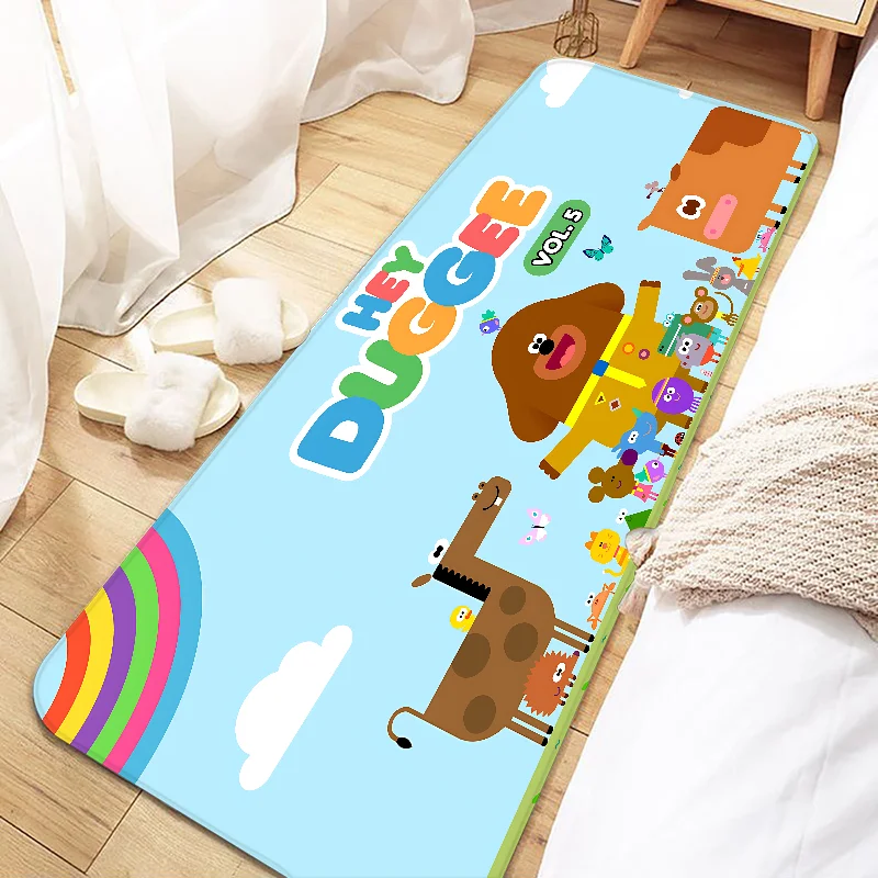 H-Hey D-Duggees Коврик для двери Входной нескользящий коврик Моющийся кухонный ковер