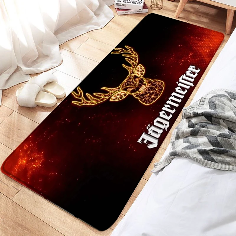 

Living Room Carpet Jagermeister Deers Floor Mat Doormats Pet Rug Bathroom Mat Kitchen Hallway Foot Rugs Home Decor Birthday Gift