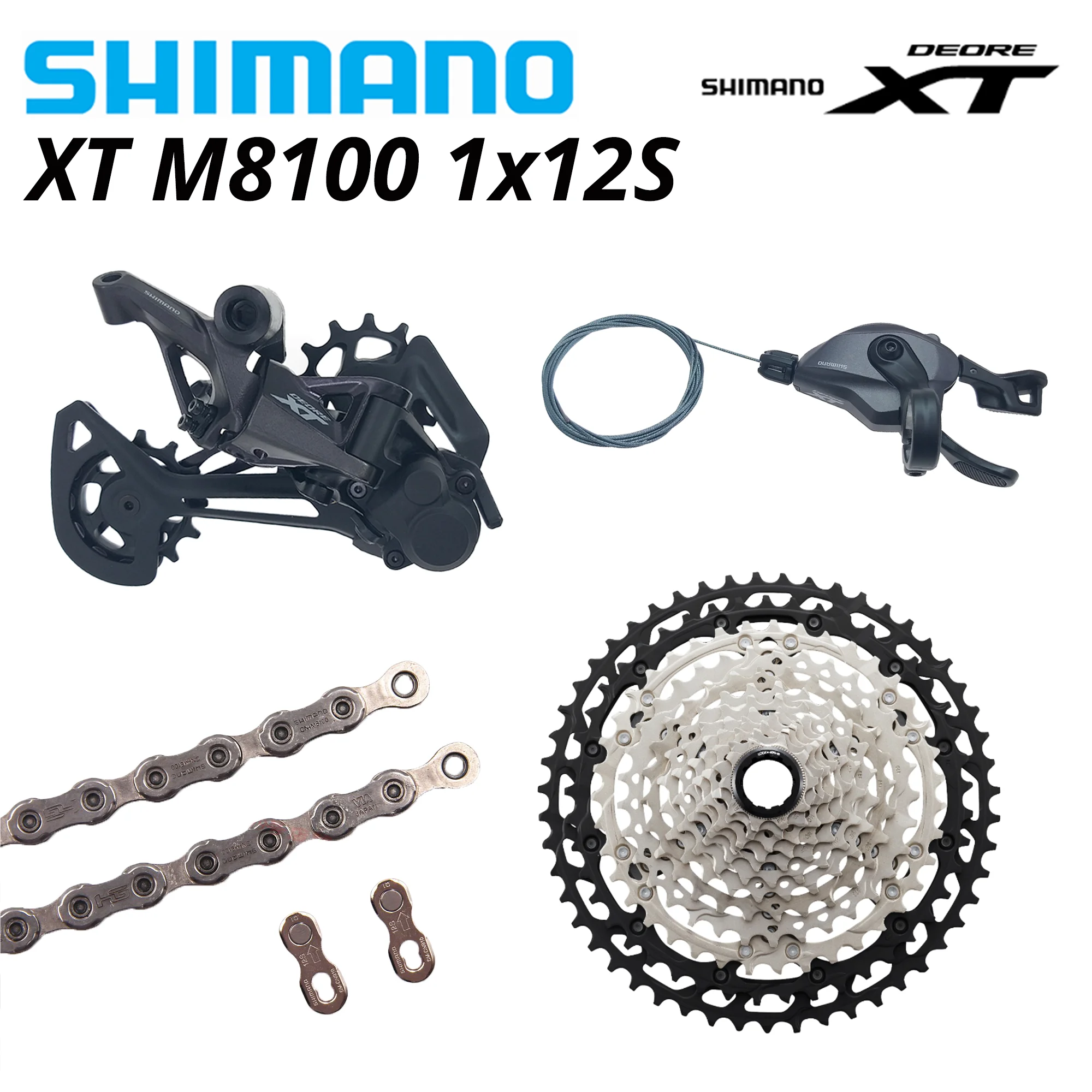 SHIMANO Deore XT M8100 1X1 Набор задних переключателей для велосипеда горных велосипедов