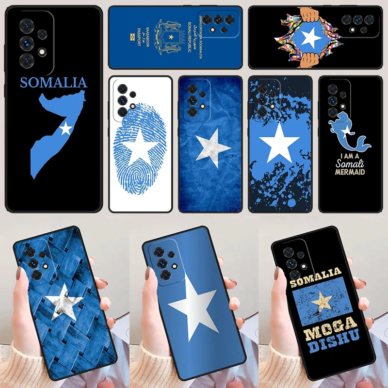 Чехол с национальным флагом Сомали для Samsung A52 A72 A73 A20e A21S A50 A70 A11 A12 A42 A31 A40 A51 A71 A32 A80 A91