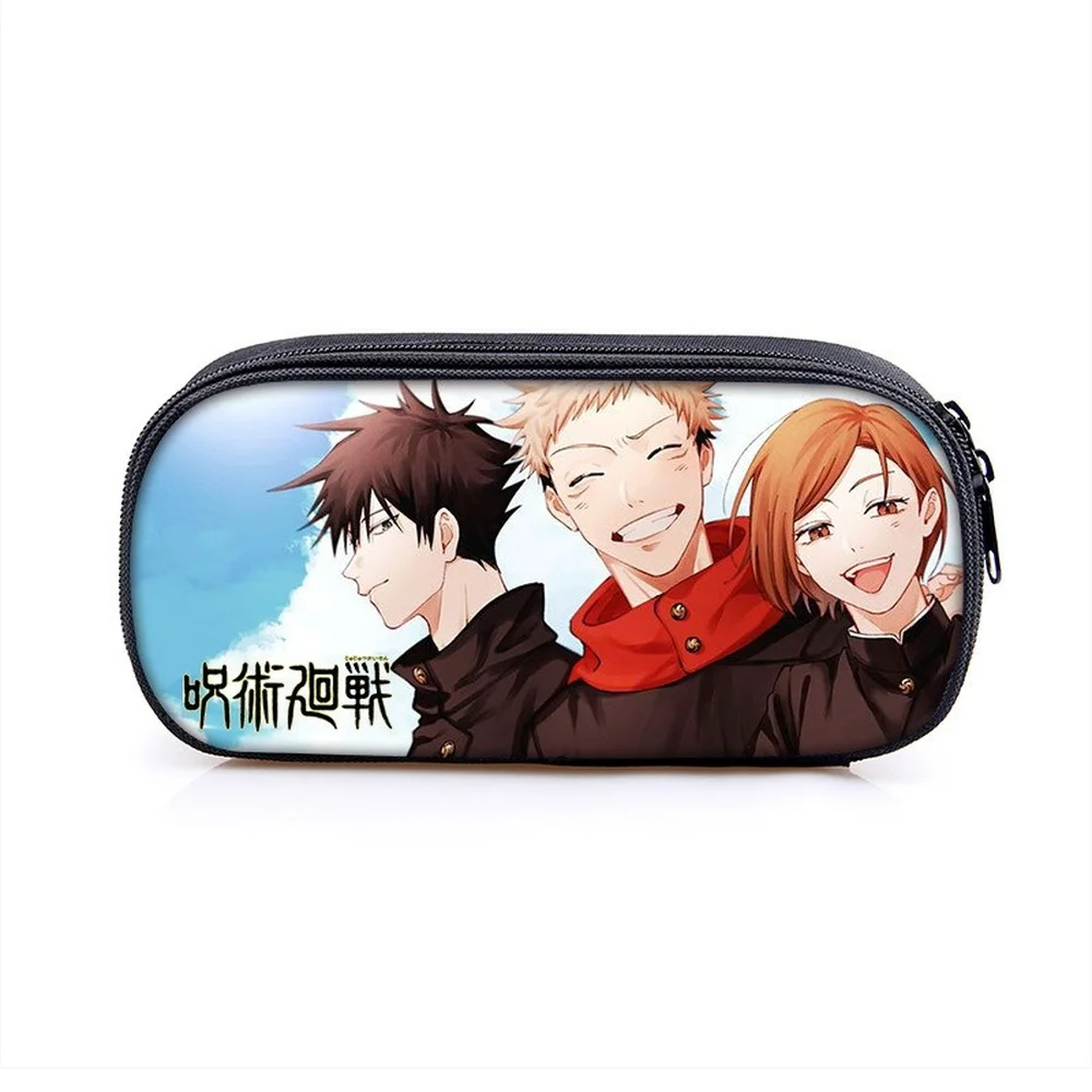 

Anime Jujutsu Kaisen Cosmetic Box Pencil Case Boy Girl Pencil bag Student Teenager Stationery Bag