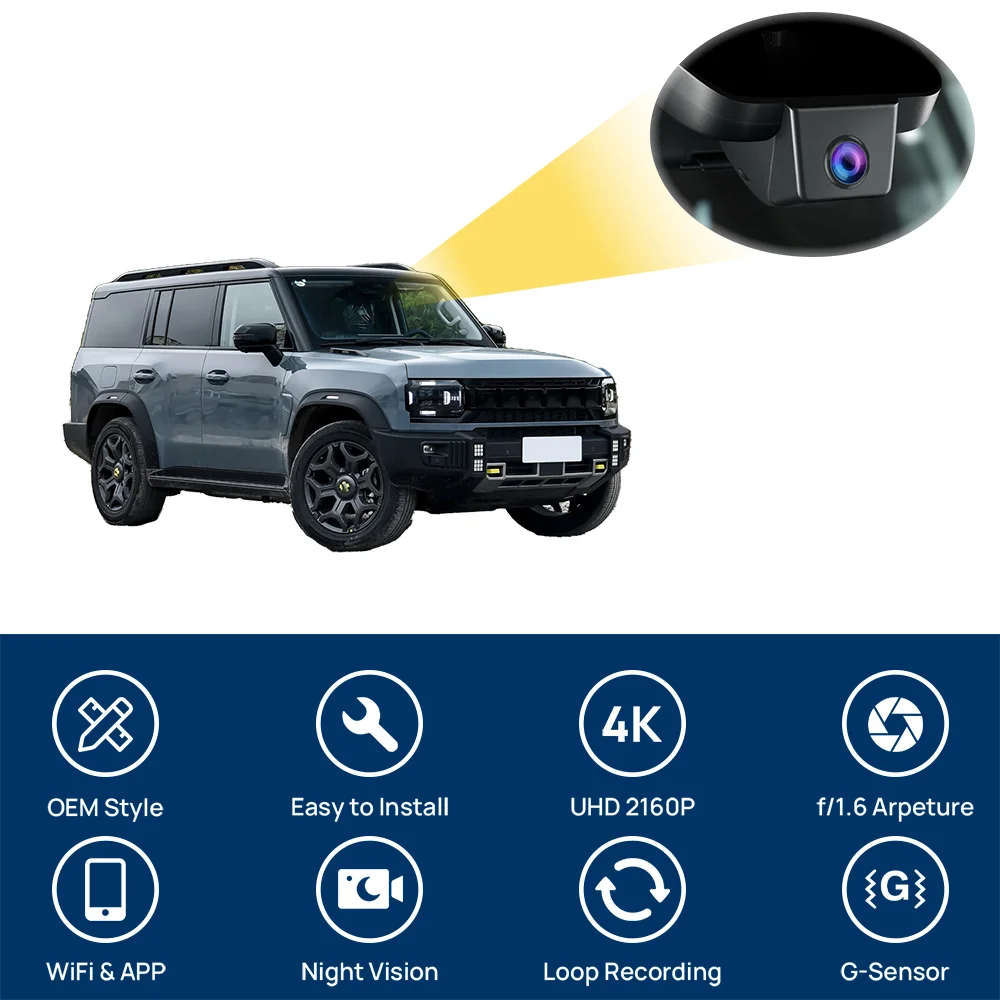 Фото Индивидуальная OEM Plug and play для модели Chery Jetour T2 Видеорегистратор автомобильный года от 20 до 2025 года №1