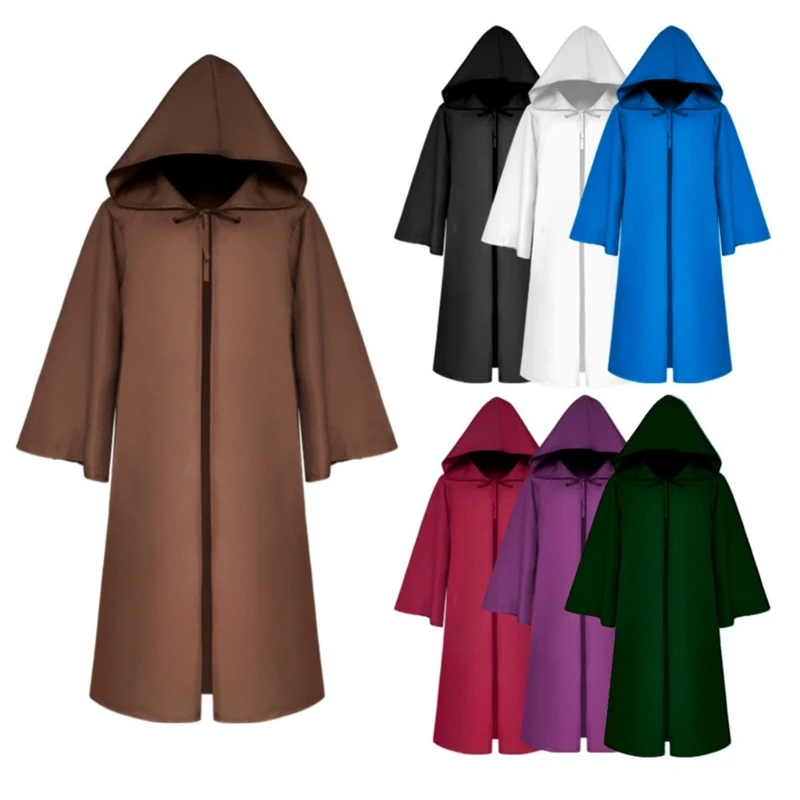

Unisex Cloak Adult Kid Halloween Cape Vampires Robe Cosplays Costume Fancy Dress