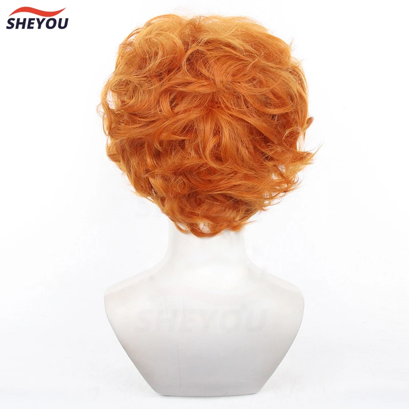 Парик для косплея ьбурьфу искусственные волосы с поясом чулок короткие