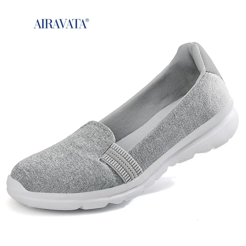 Women Casual Loafers Comfortable Breathable Walking Mesh Shoes Lightweight Mother Nursing Loafers