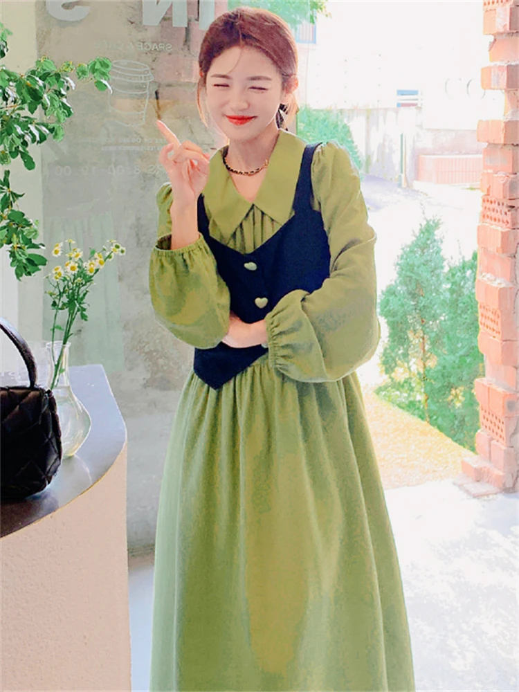 

Новинка Весна 2023, модное женское элегантное шикарное повседневное свободное Бандажное платье в стиле ретро, модель 8853 года