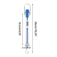 scientific plastic tubular spring scale 500g5n weight capacity blue for school drop shipping