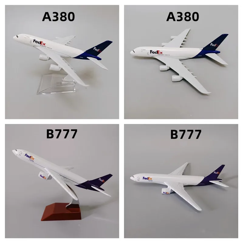 

16cm Alloy Metal Air Fedex Express Boeing B777 Airbus A380 Airlines Airplane Model Diecast Air Plane Model Diecast Aircraft